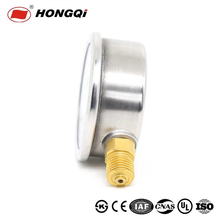 2 1/2 Inch Glycerin Filled Pressure Gauge With NPT1/4 Low Mount