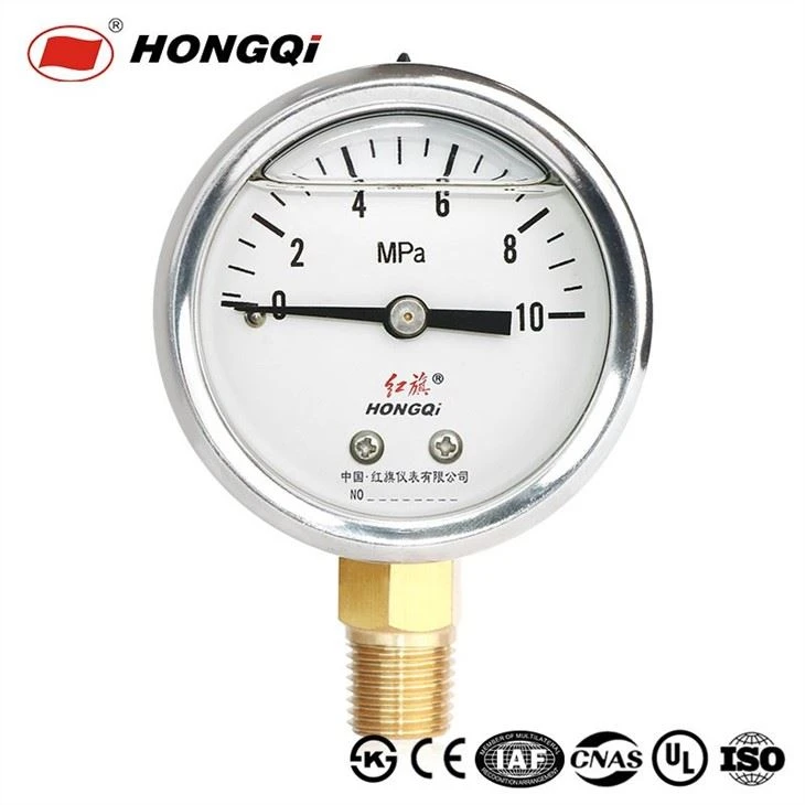 Shockproof pressure gauge