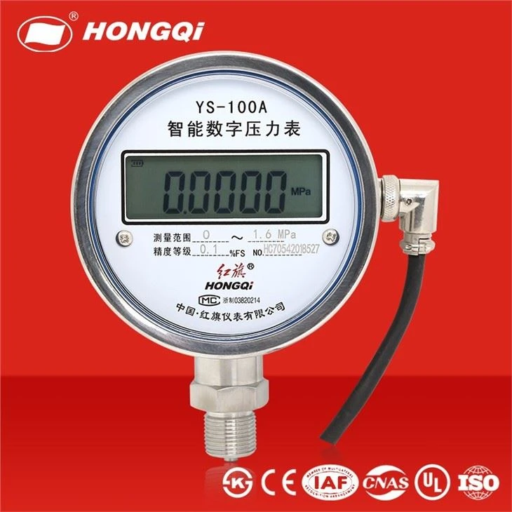 16 Bit CPU Processor Digital Fuel Oil Air Pressure Gauge Manometer
