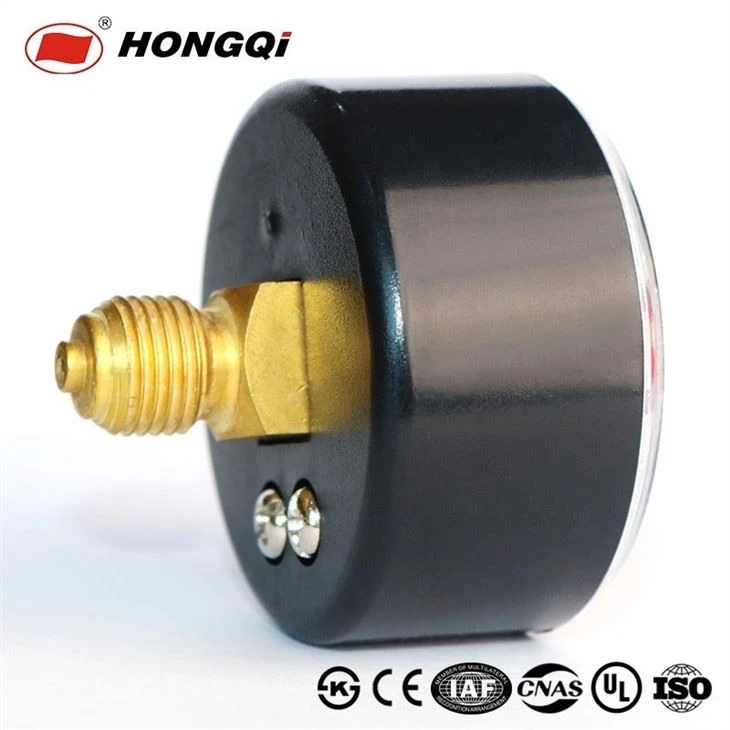 50mm Spring Pressure Gauge With Aluminum Black Pointer