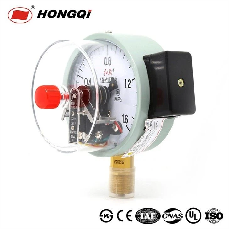 Electric Contact Stainless Steel Corrosion Resistant Case Pressure Gauge