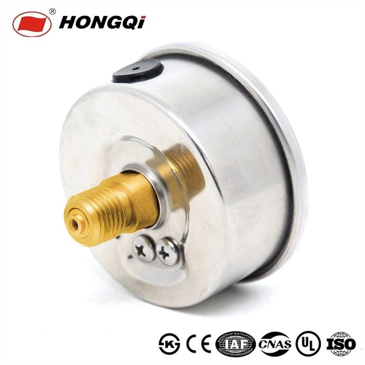 Shockproof Axil Liquid Filled / Oil Pressure Gauge