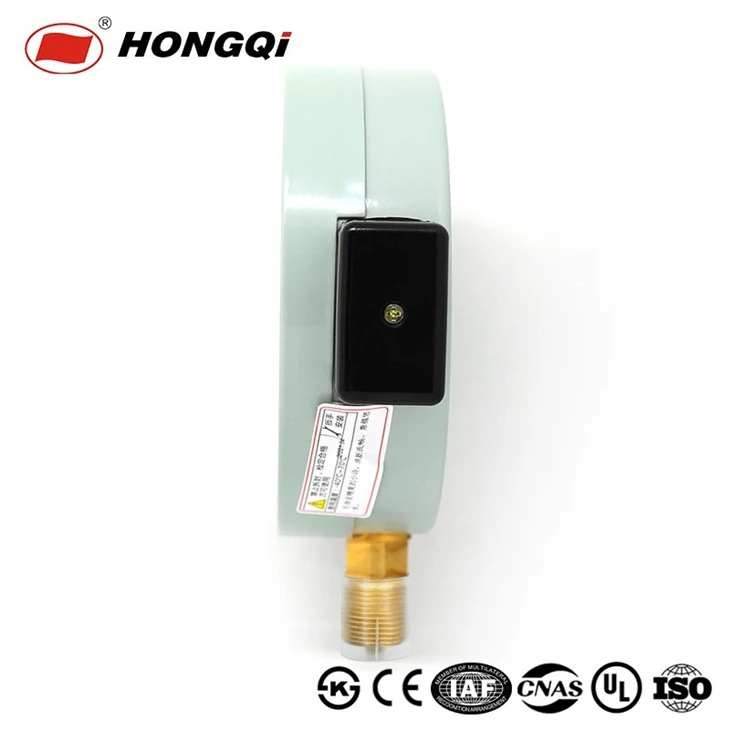 Stainless Steel Electric Resistance Spring Tube Pressure Gauge